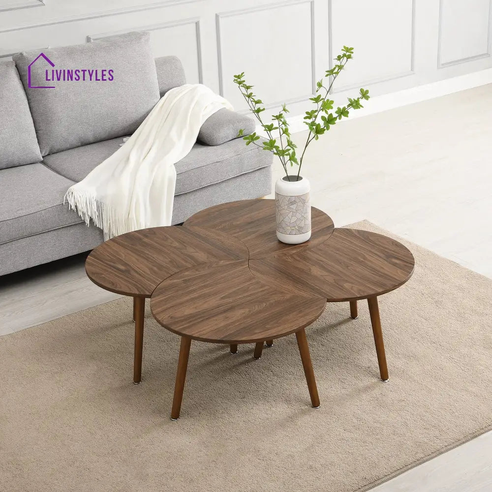 Monza 4-in-1 Walnut Effect Coffee Table Coffee Tables & Nesting Tables