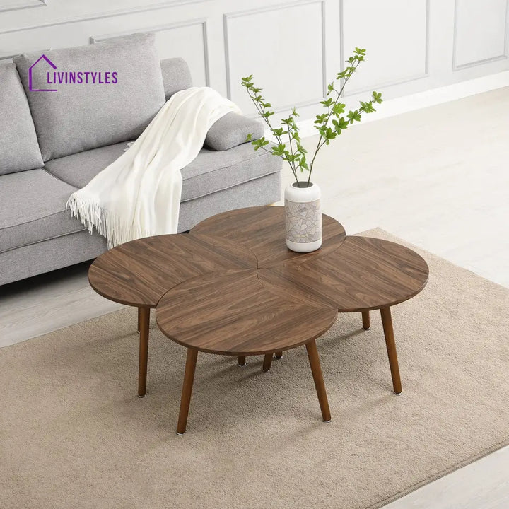 Monza 4-in-1 Walnut Effect Coffee Table Coffee Tables & Nesting Tables