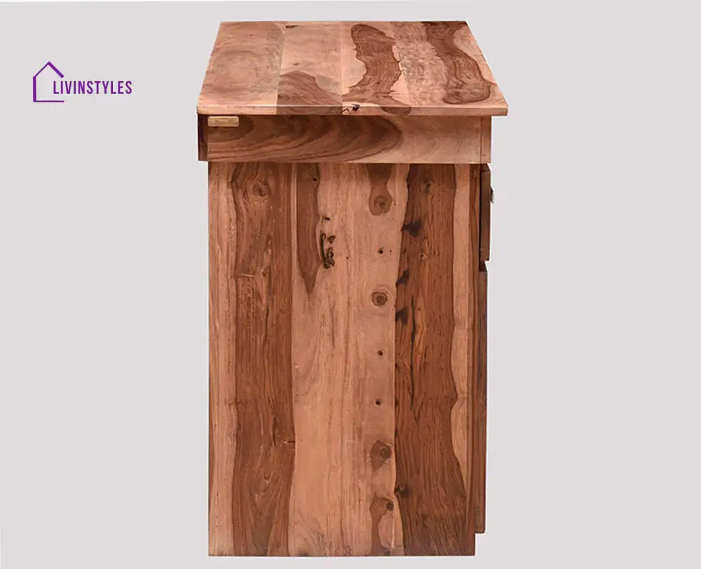 Bianca Solid Wood Writing Study Table Study Laptop Desk with Drawer Study Table