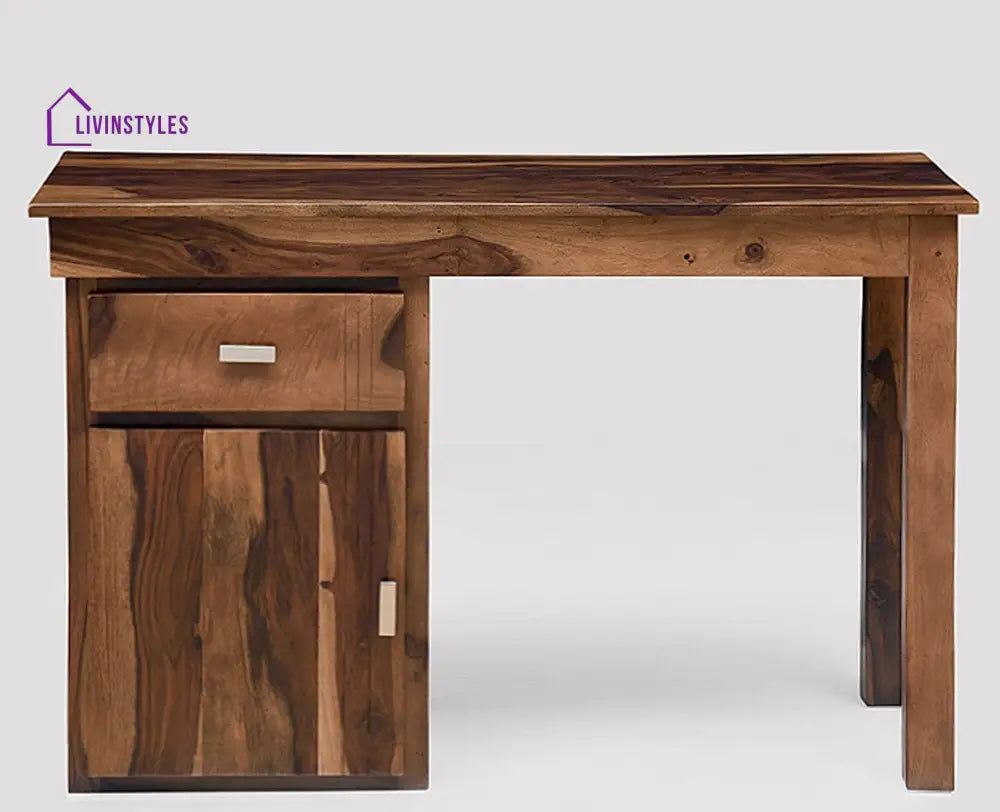 Bianca Solid Wood Writing Study Table Study Laptop Desk with Drawer Study Table