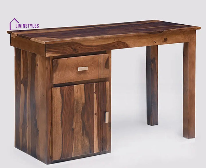 Bianca Solid Wood Writing Study Table Study Laptop Desk with Drawer Study Table