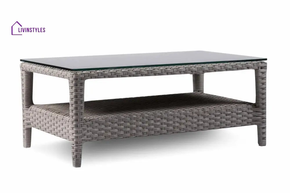 Bianchi Outdoor Sofa Set 2 Seater 2 Single seater and 1 Center Table (Grey) - Sofa Sets