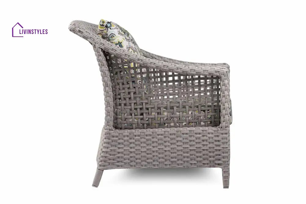 Bianchi Outdoor Sofa Set 2 Seater 2 Single seater and 1 Center Table (Grey) - Sofa Sets