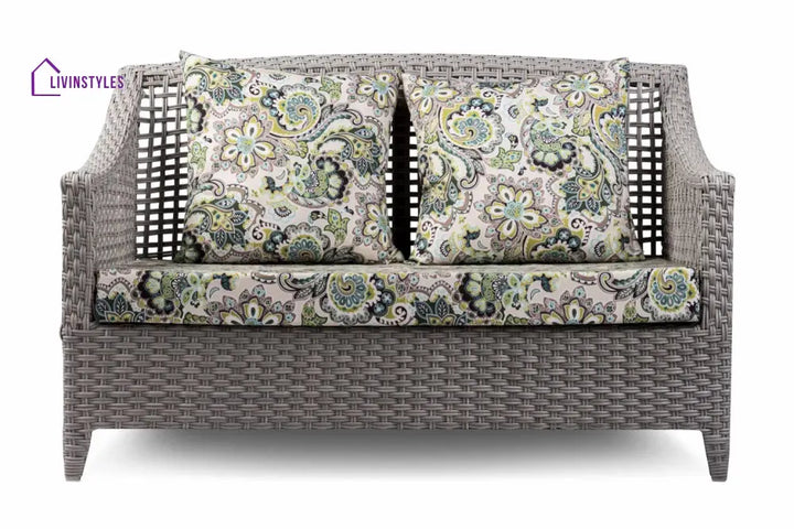 Bianchi Outdoor Sofa Set 2 Seater 2 Single seater and 1 Center Table (Grey) - Sofa Sets