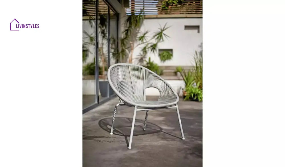 Bifur Outdoor Garden Balcony Sofa Set 2 Seater 2 Single seater and 1 Center Table Set (Gray) - Sofa Sets