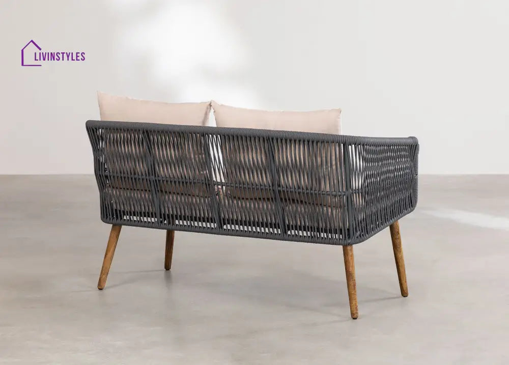 Bilbao Outdoor Sofa Set 2 Seater 2 Single seater Set Braided & Rope - Sofa Sets