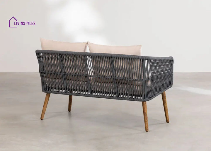Bilbao Outdoor Sofa Set 2 Seater 2 Single seater Set Braided & Rope - Sofa Sets
