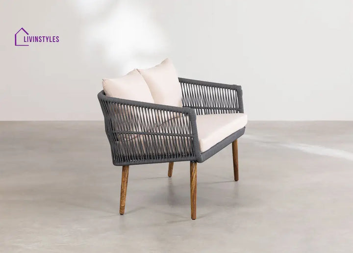 Bilbao Outdoor Sofa Set 2 Seater 2 Single seater Set Braided & Rope - Sofa Sets