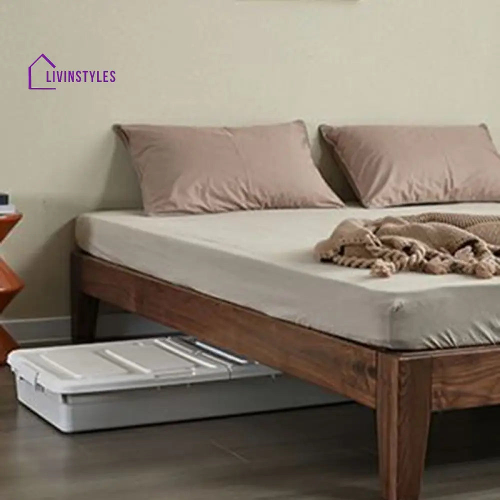 Biran Solid Wood Bed without Storage