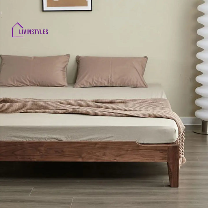Biran Solid Wood Bed without Storage