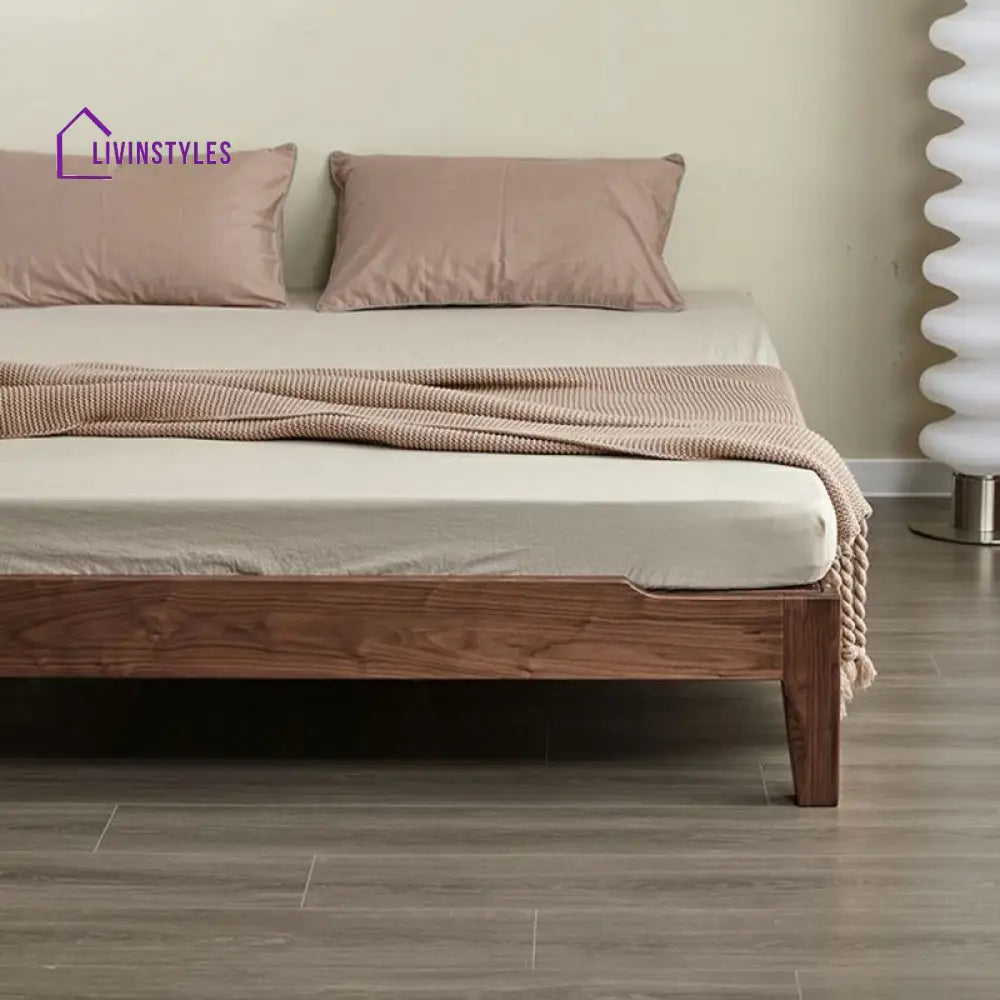 Biran Solid Wood Bed without Storage