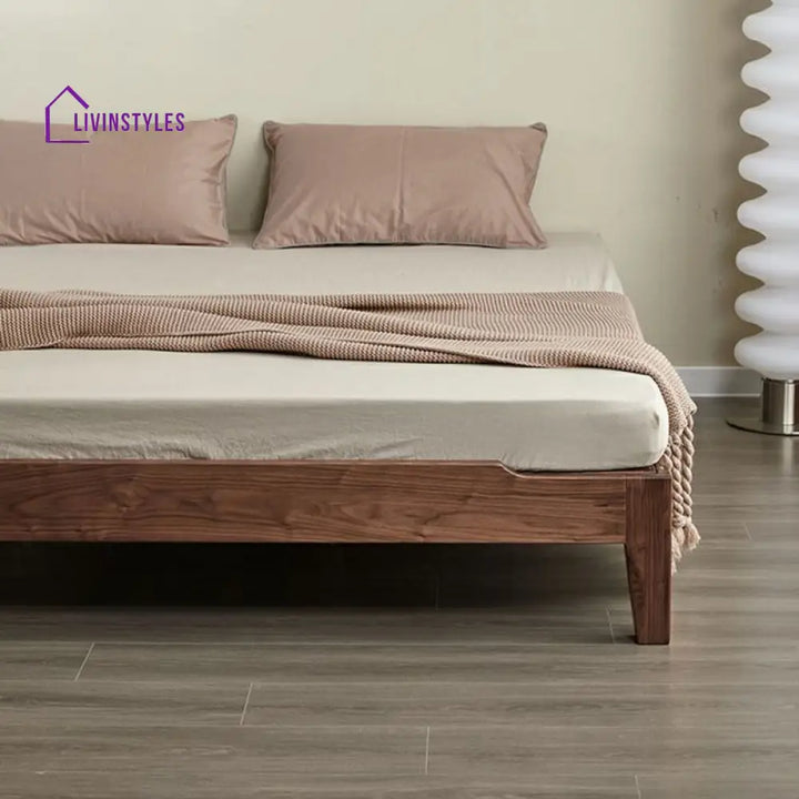 Biran Solid Wood Bed without Storage
