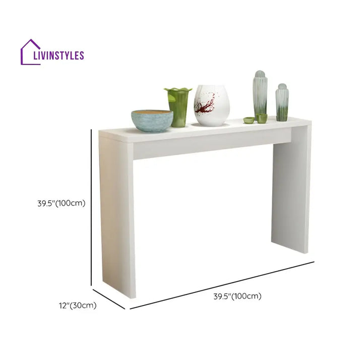 Biran Solid Wood Console Table for Living Room