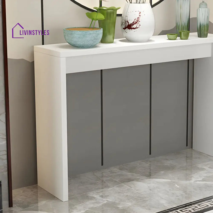 Biran Solid Wood Console Table for Living Room