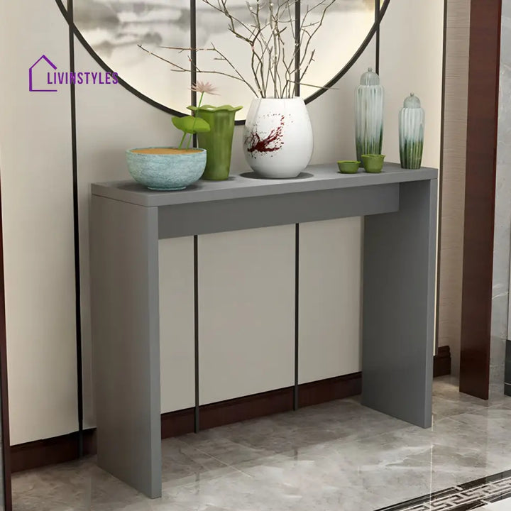 Biran Solid Wood Console Table for Living Room