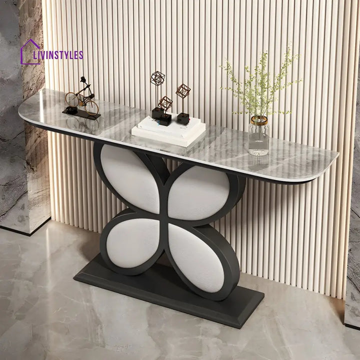 Biran Stainless Steel Living Room Console Table