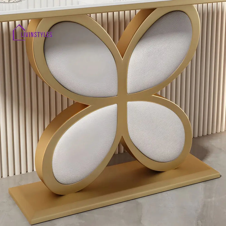 Biran Stainless Steel Living Room Console Table