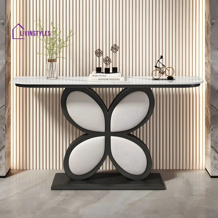 Biran Stainless Steel Living Room Console Table