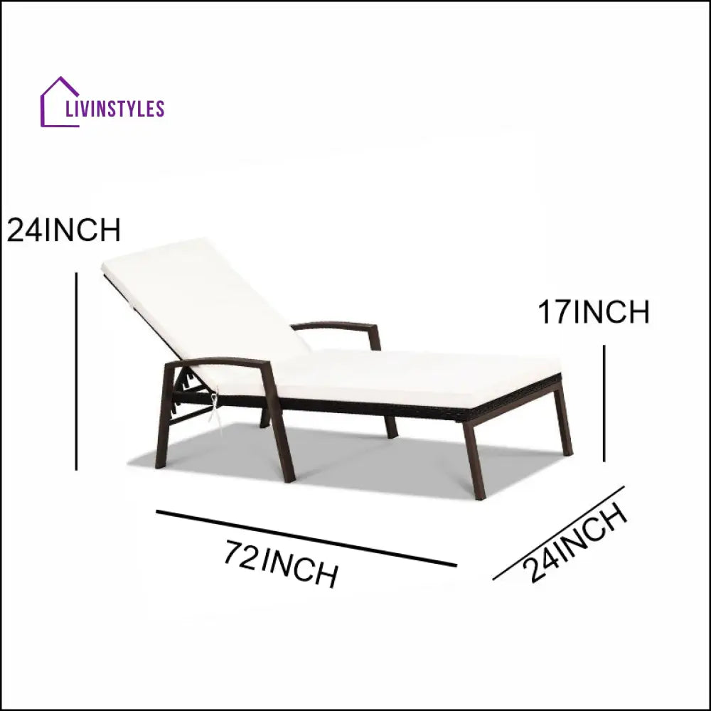 Bloom Outdoor Swimming Poolside Lounger Set of 2 (Black) - Loungers