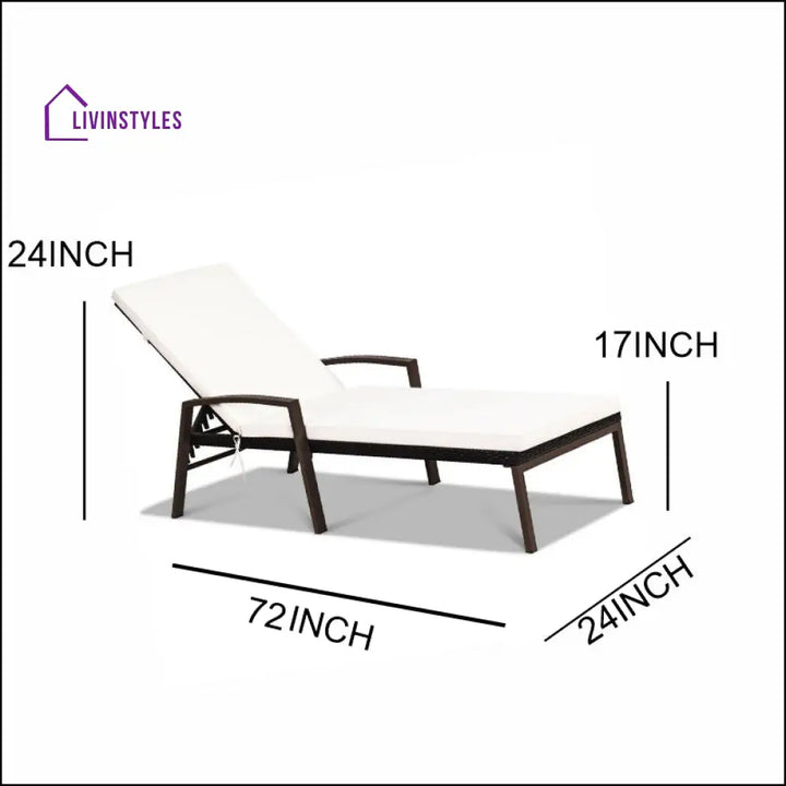 Bloom Outdoor Swimming Poolside Lounger Set of 2 (Black) - Loungers