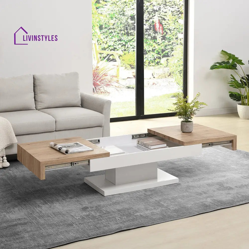 Blythe Two Block Sliding Storage Coffee Table Coffee Tables & Nesting Tables