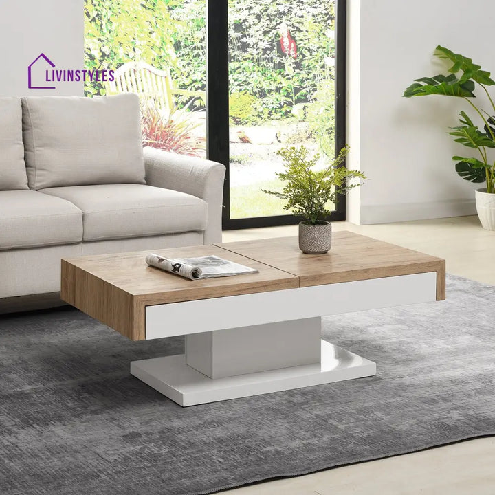 Blythe Two Block Sliding Storage Coffee Table Coffee Tables & Nesting Tables