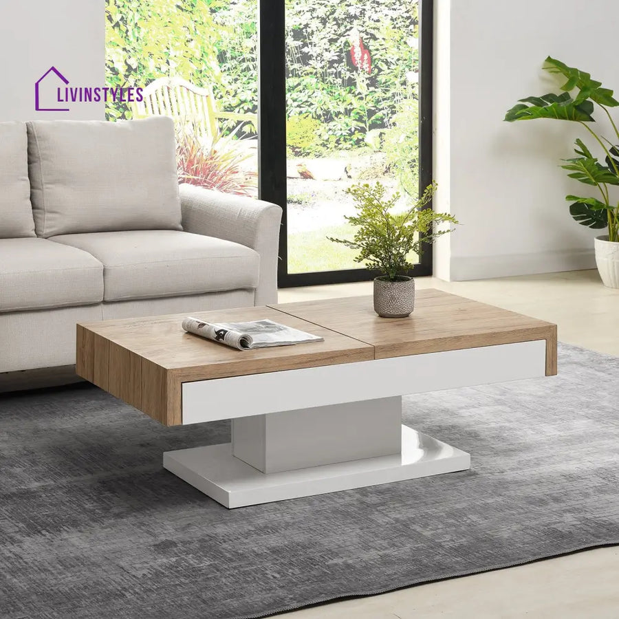 Blythe Two Block Sliding Storage Coffee Table Coffee Tables & Nesting Tables