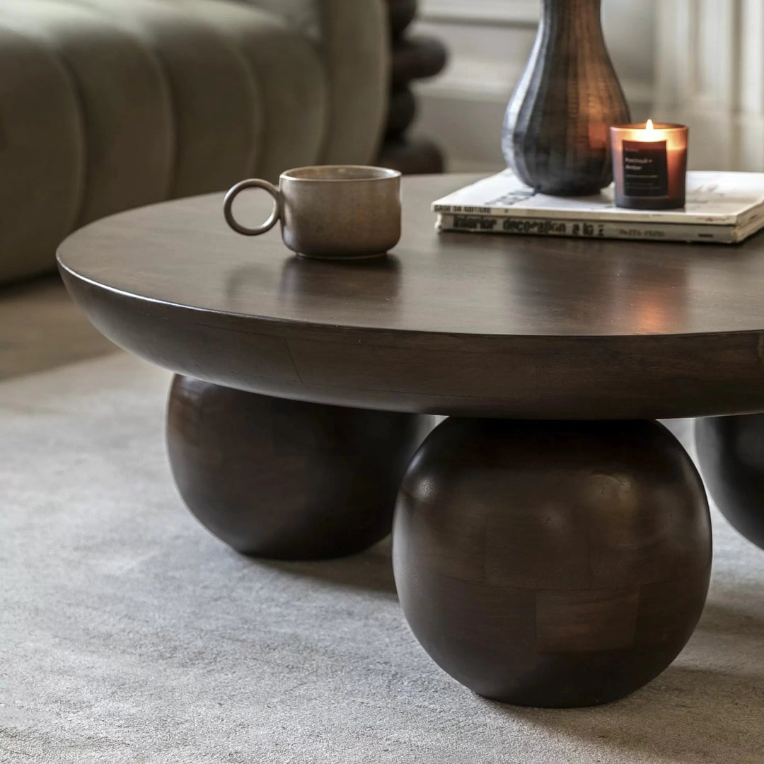 Simran Round Coffee Table Living