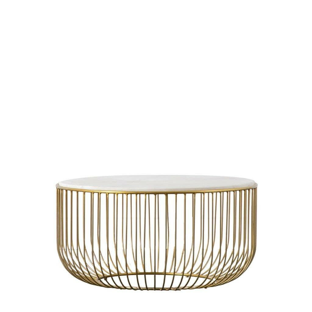 Juhi Coffee Table Gold Living