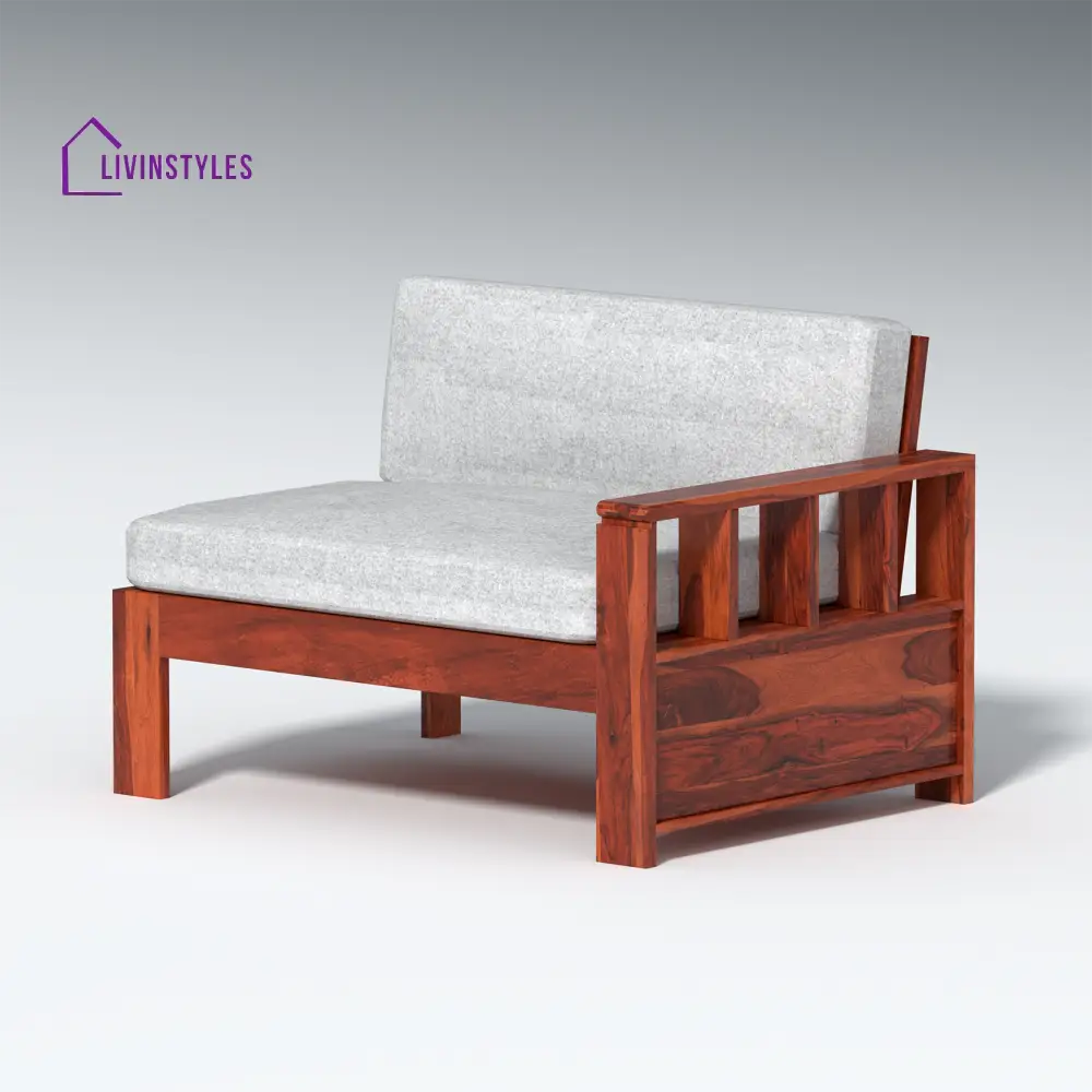 Bogdan L Shape Sheesham Wood Sofa In Light Honey sofa