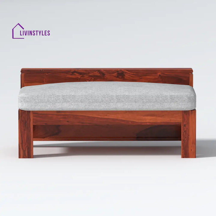 Bogdan L Shape Sheesham Wood Sofa In Light Honey sofa