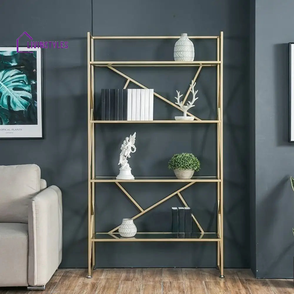 Bogdan Stainless Steel Bookshelves