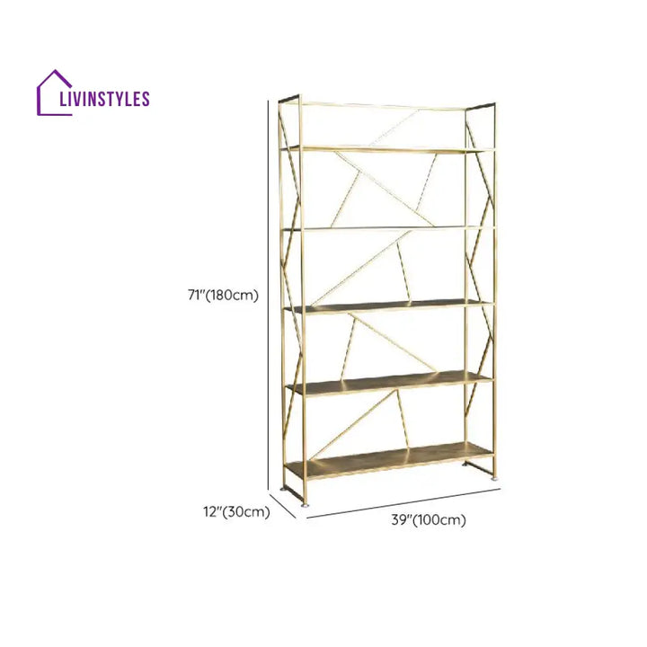 Bogdan Stainless Steel Bookshelves