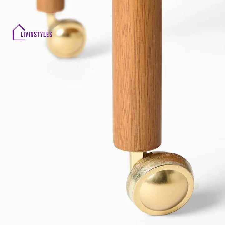 Bohdan Mid-Century Bar Trolley Cart