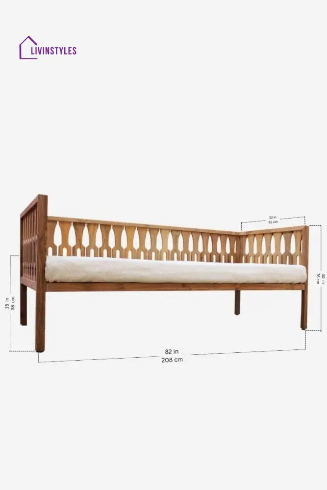 Bohdana Teak Wood Day Bed DAY BEDS