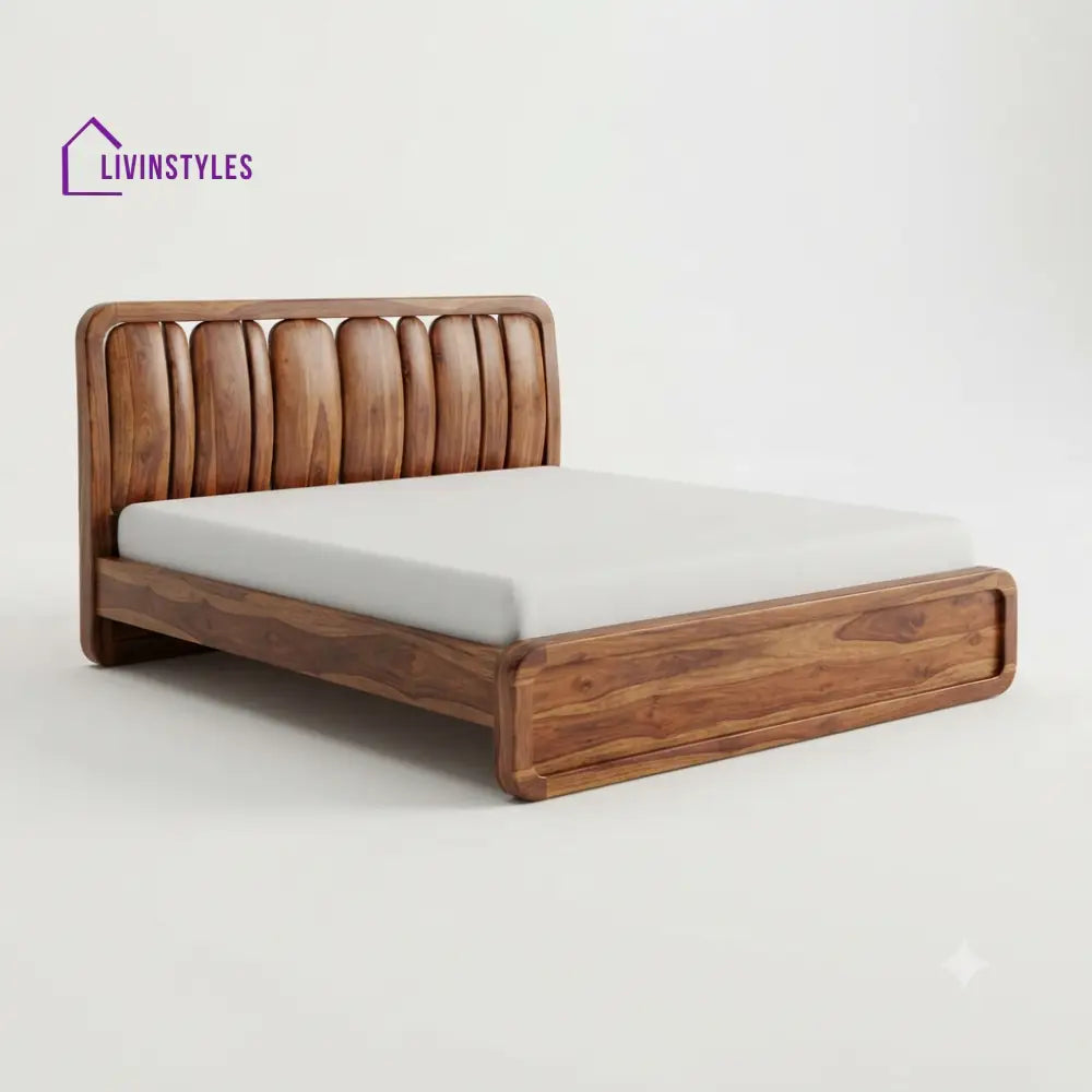 Boitumelo Wooden Double Bed | King Size Bed | Queen Size Bed - Bed Without Storage