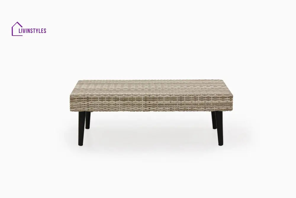 Bonfilia Outdoor Sofa Set 2 Seater 2 Single seater and 1 Center Table (Seashell) - Sofa Sets