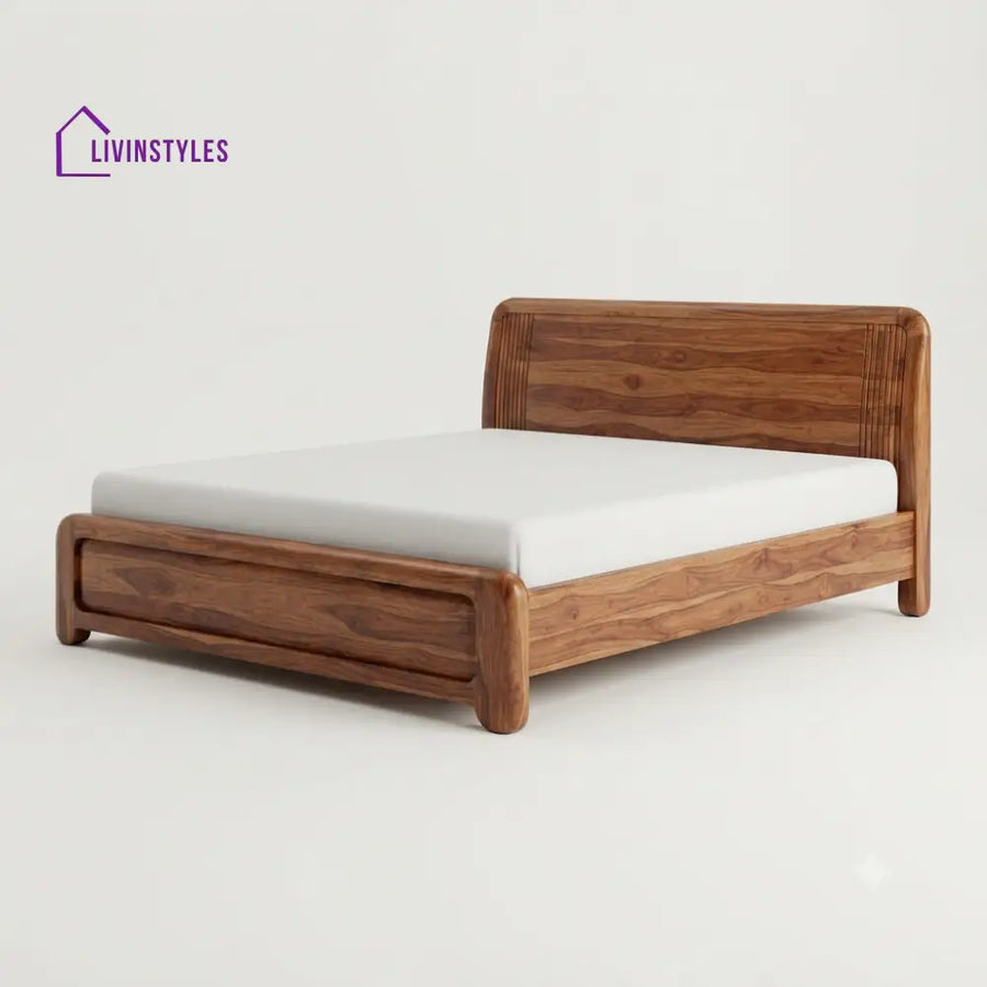 Bongekile Wooden Double Bed | King Size Bed | Queen Size Bed - Bed Without Storage