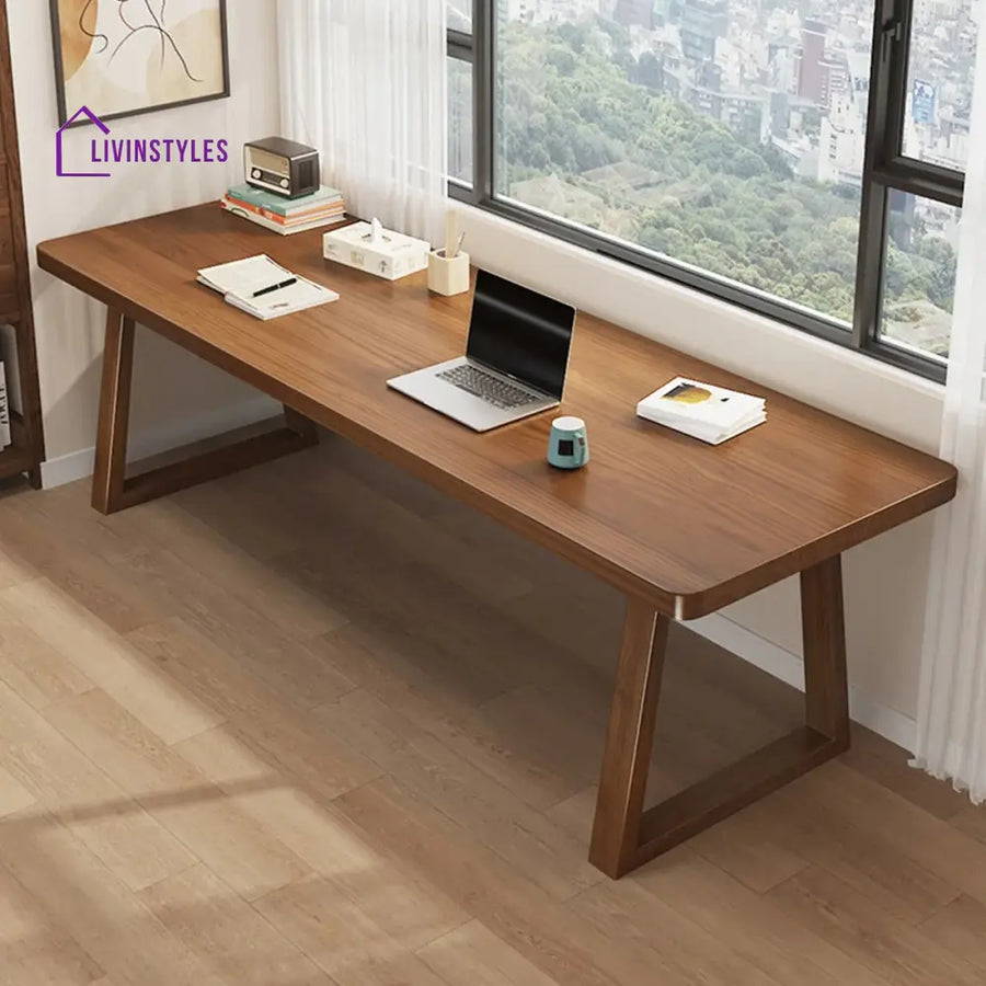 Boris Solid Wood Study Table for Students