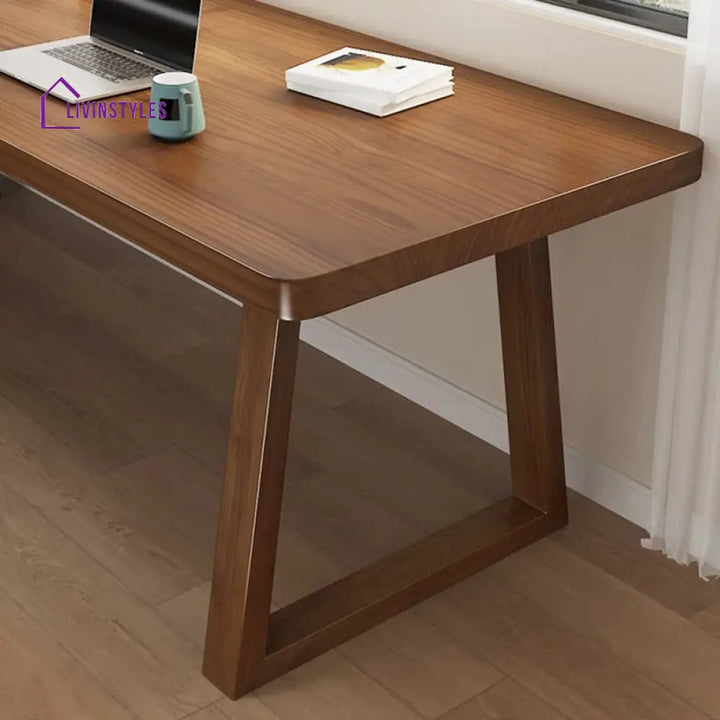 Boris Solid Wood Study Table for Students
