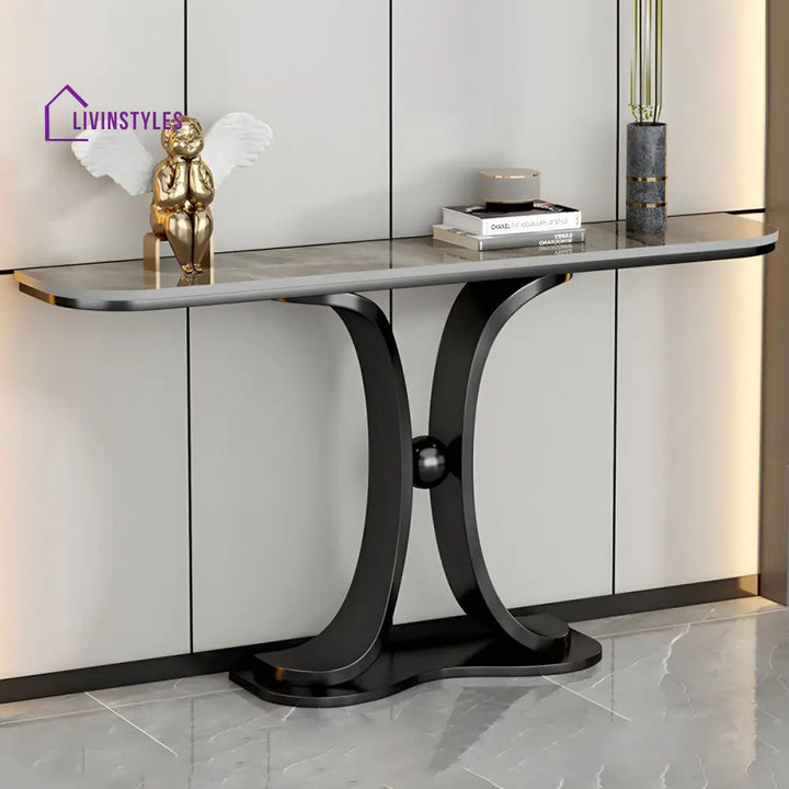 Boris Stainless Steel Console Table for Living Room
