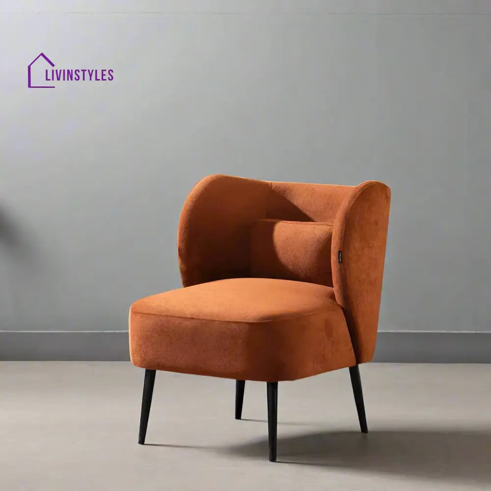 Boucle Brown Lounge Chair Furniture