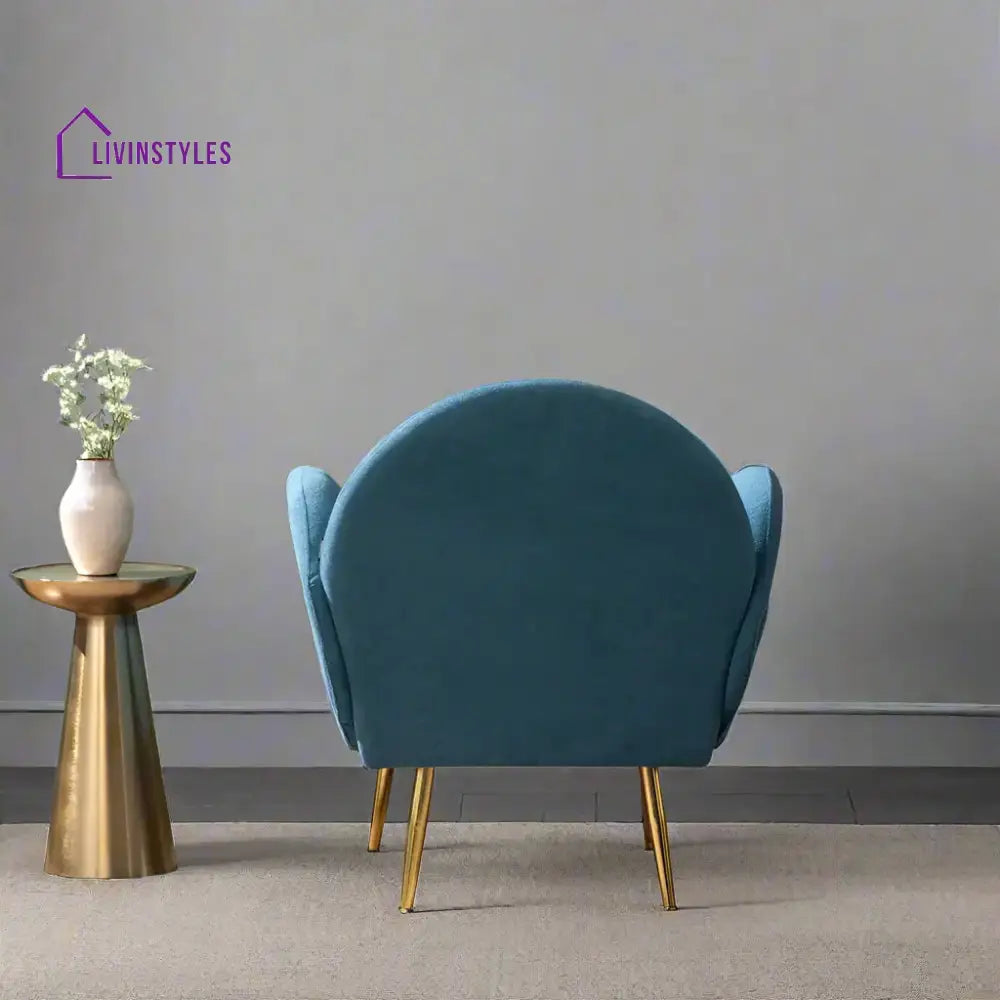 Breezy Blue Lounge Chair Furniture