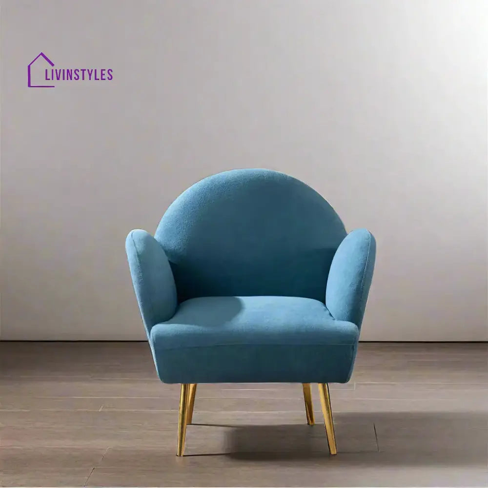 Breezy Blue Lounge Chair Furniture