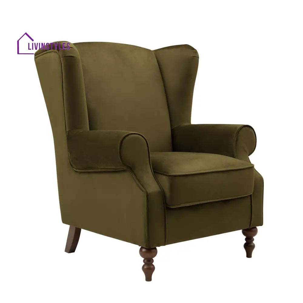 Brenda Armchair - Rich Green Sofas