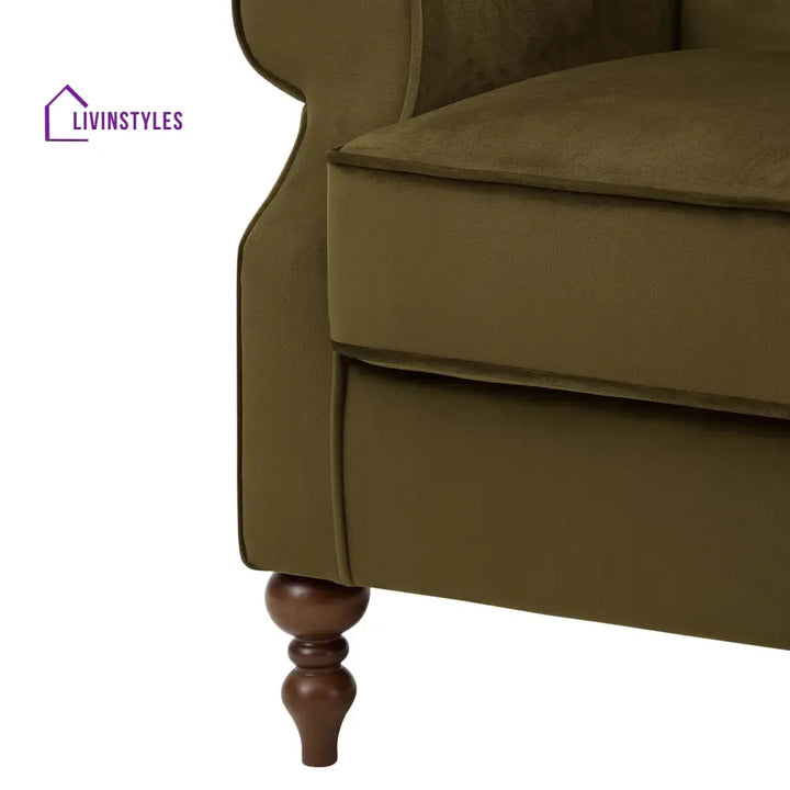 Brenda Armchair - Rich Green Sofas