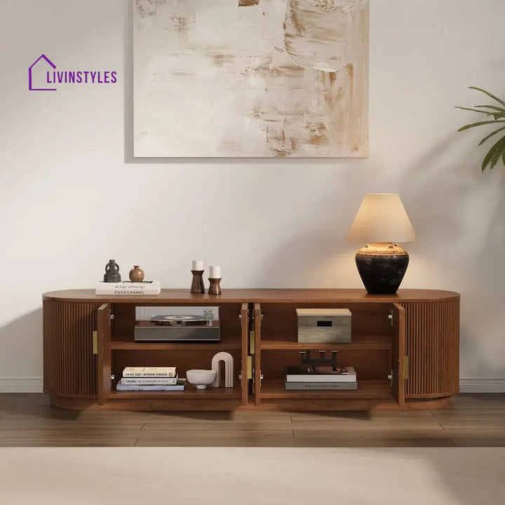 Brianna Solid Wood Tv unit | Console for Living Room