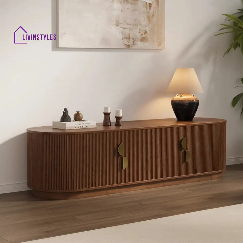 Brianna Solid Wood Tv unit | Console for Living Room