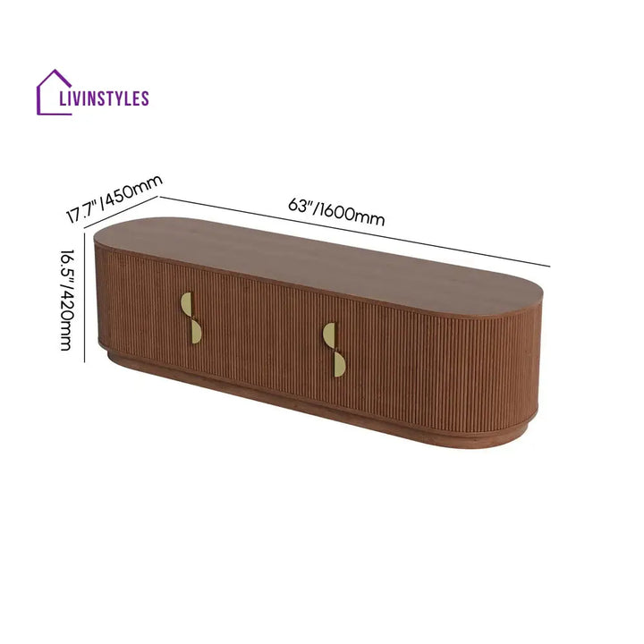 Brianna Solid Wood Tv unit | Console for Living Room