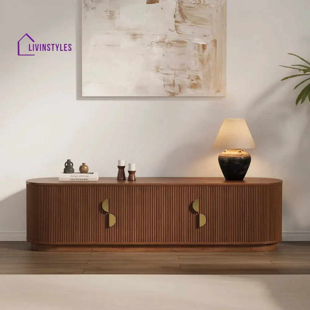 Brianna Solid Wood Tv unit | Console for Living Room